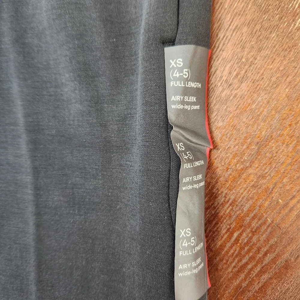 Airy Sleek Wide Leg Pant Girls‎ size 4/5 NWT Black - Picture 6 of 6